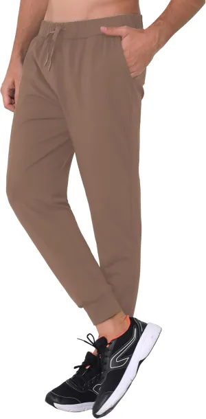 27" Inseam Athletic Jogger Pants for Short Men 7/8 Quick Dry Workout Tapered Stretch Sweatpants Casual