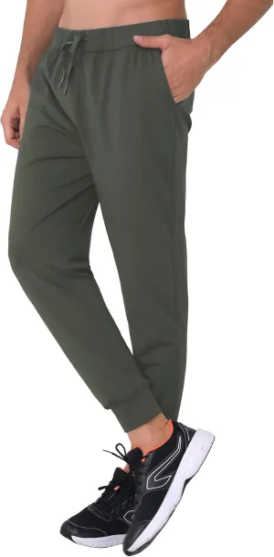 27" Inseam Athletic Jogger Pants for Short Men 7/8 Quick Dry Workout Tapered Stretch Sweatpants Casual