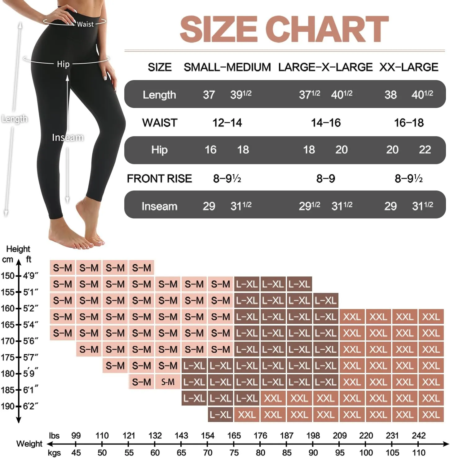 3 Pack Leggings for Women High Waisted - No See Through Tummy Control Cycling Workout Yoga Pants with Pockets Reg & Plus