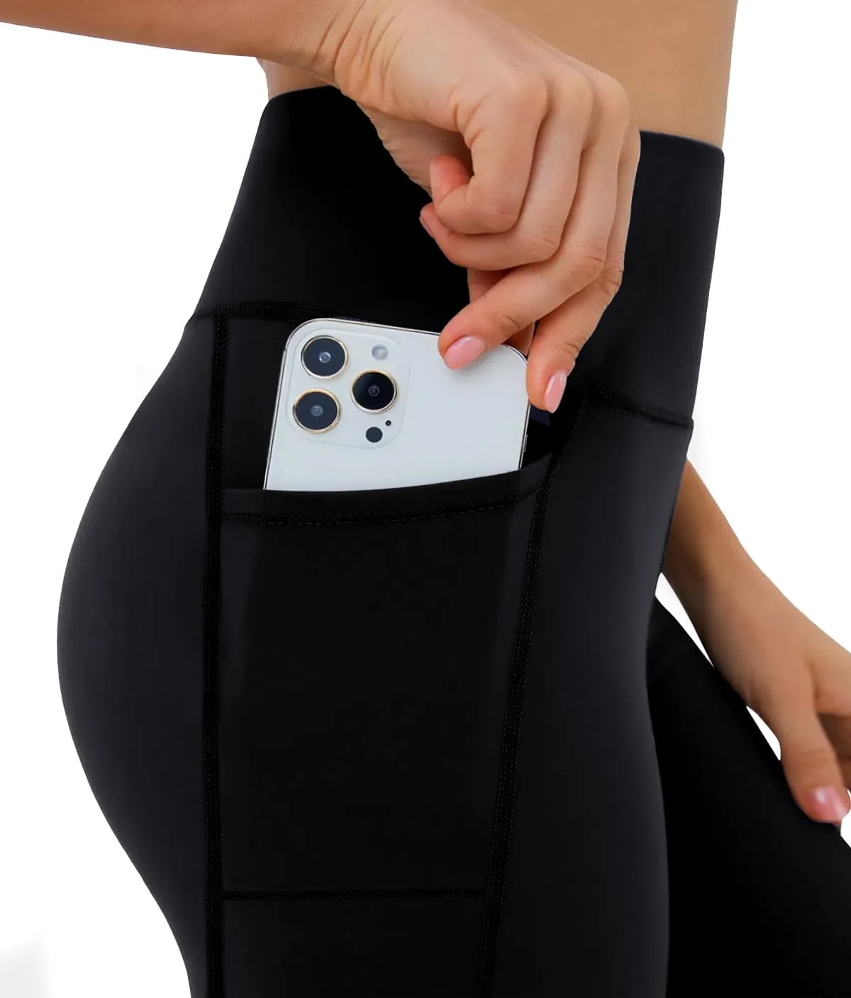3 Pack Leggings for Women High Waisted - No See Through Tummy Control Cycling Workout Yoga Pants with Pockets Reg & Plus