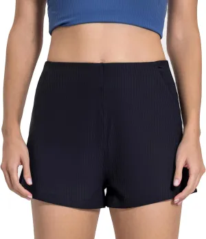 altiland Women's Ribbed High Waisted Workout Shorts, Smooth Fit Athletic Yoga Gym Running Shorts 2"