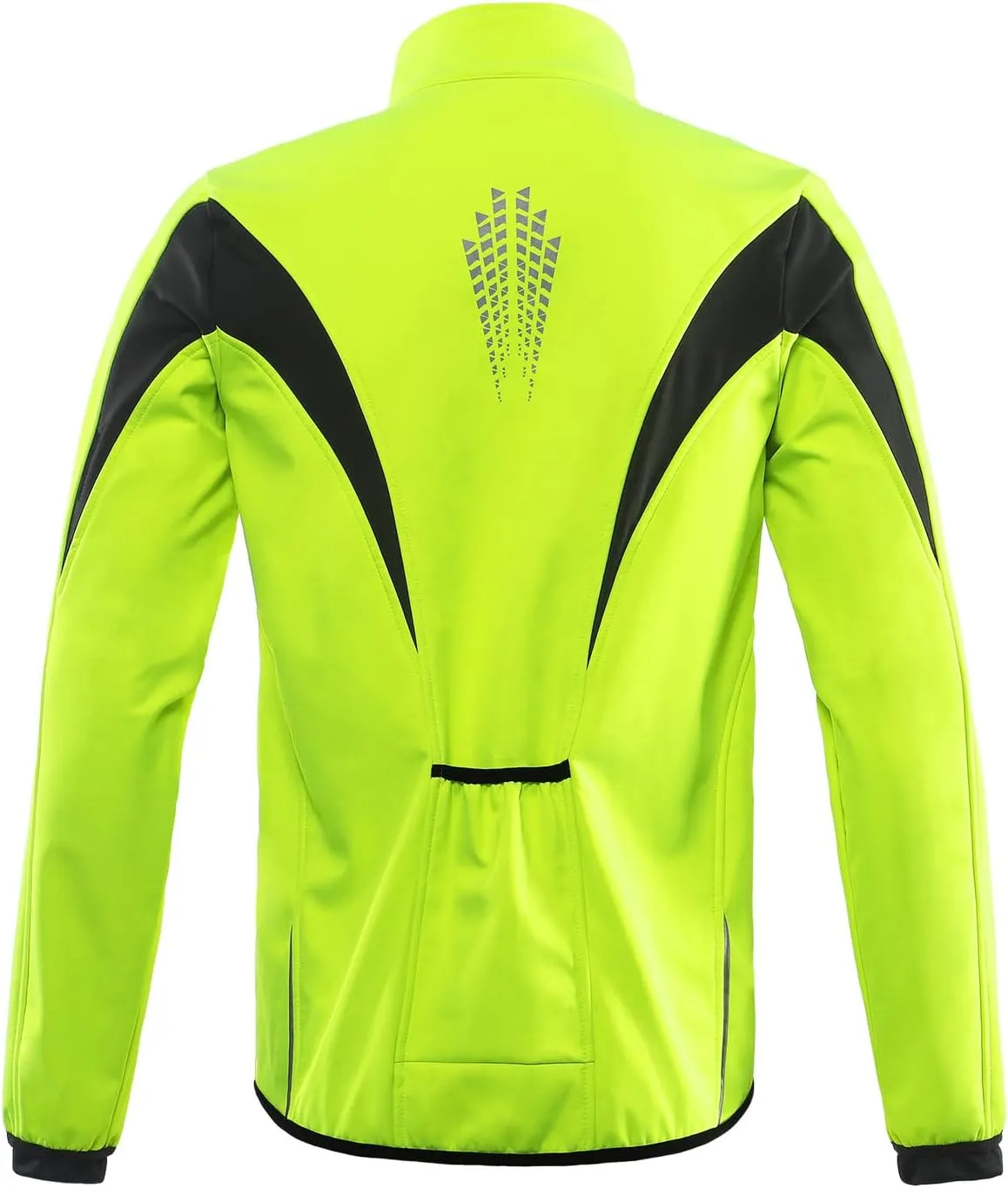 ARSUXEO Winter Warm UP Thermal Softshell Cycling Jacket Windproof Waterproof 15-k