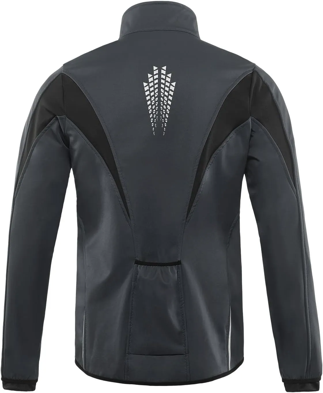 ARSUXEO Winter Warm UP Thermal Softshell Cycling Jacket Windproof Waterproof 15-k