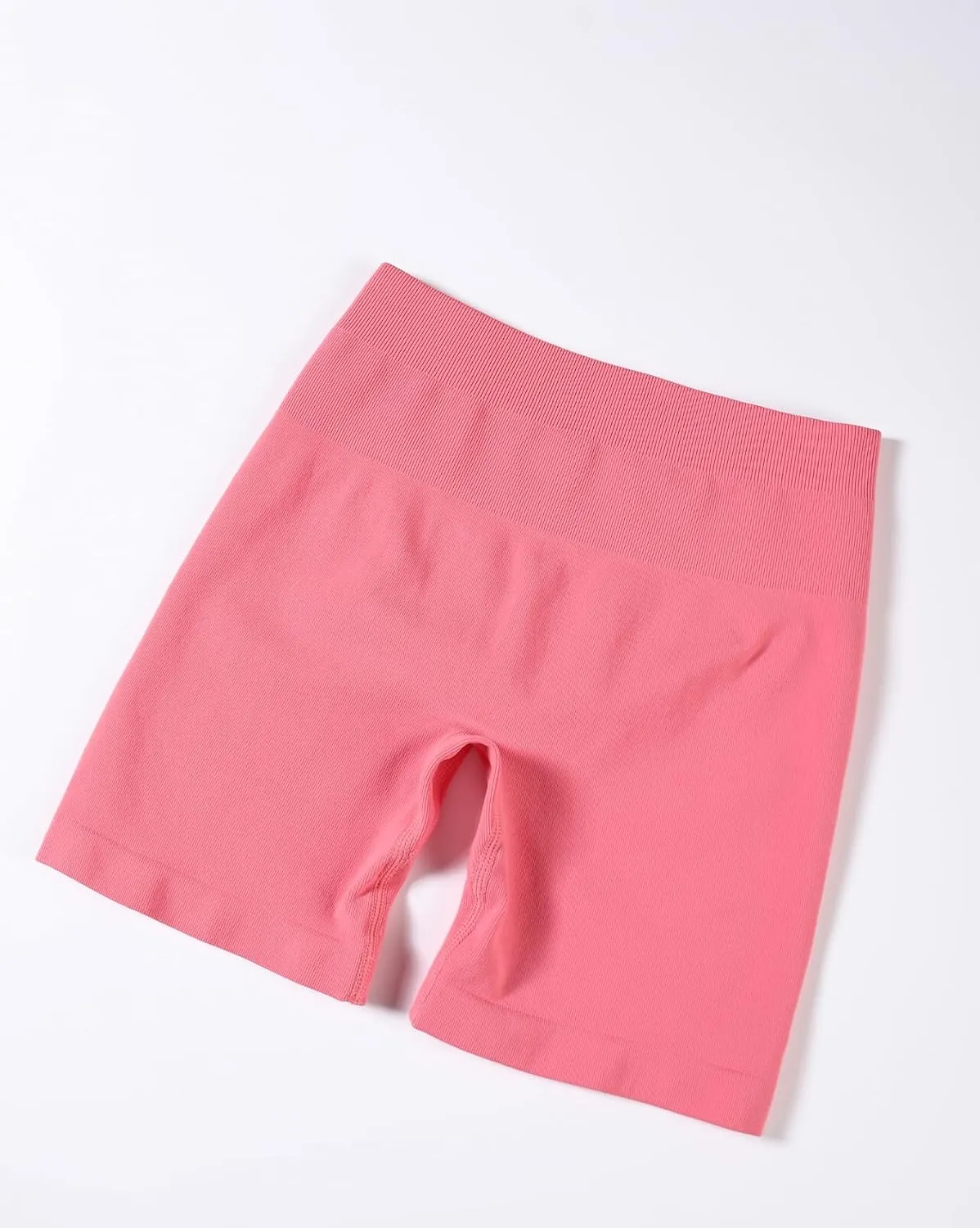 AUROLA Power Workout Shorts for Women Tummy Control Squat Proof Ribbed Thick Seamless Scrunch Active Short