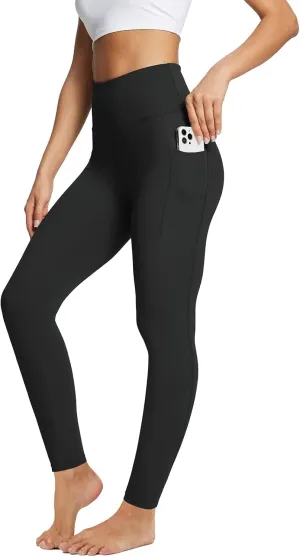 baleaf Women's Leggings with Pockets Tummy Control Workout High Waisted Athletic Running 7/8 Ultra Soft Gym Yoga Ankle Pants