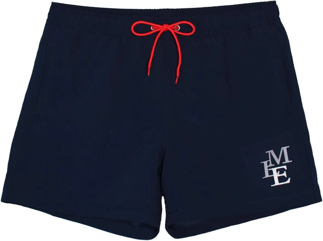 Beach Shorts Swim Trunks Quick Dry Men's Bathing Suit with Mesh Lining/Side Pockets