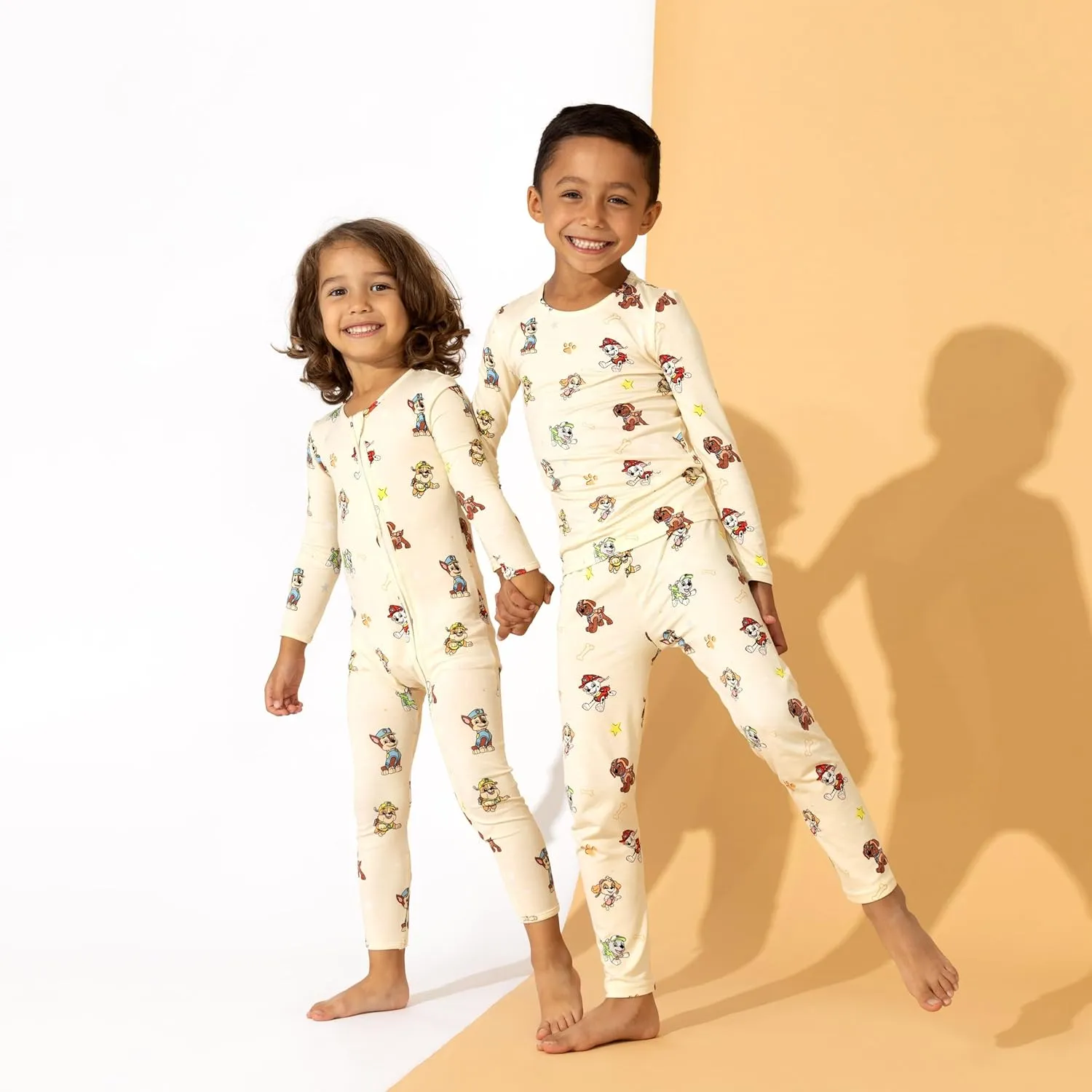 Bellabu Bear Paw Patrol Rayon from Bamboo Two-Piece Pajamas for Boys & Girls