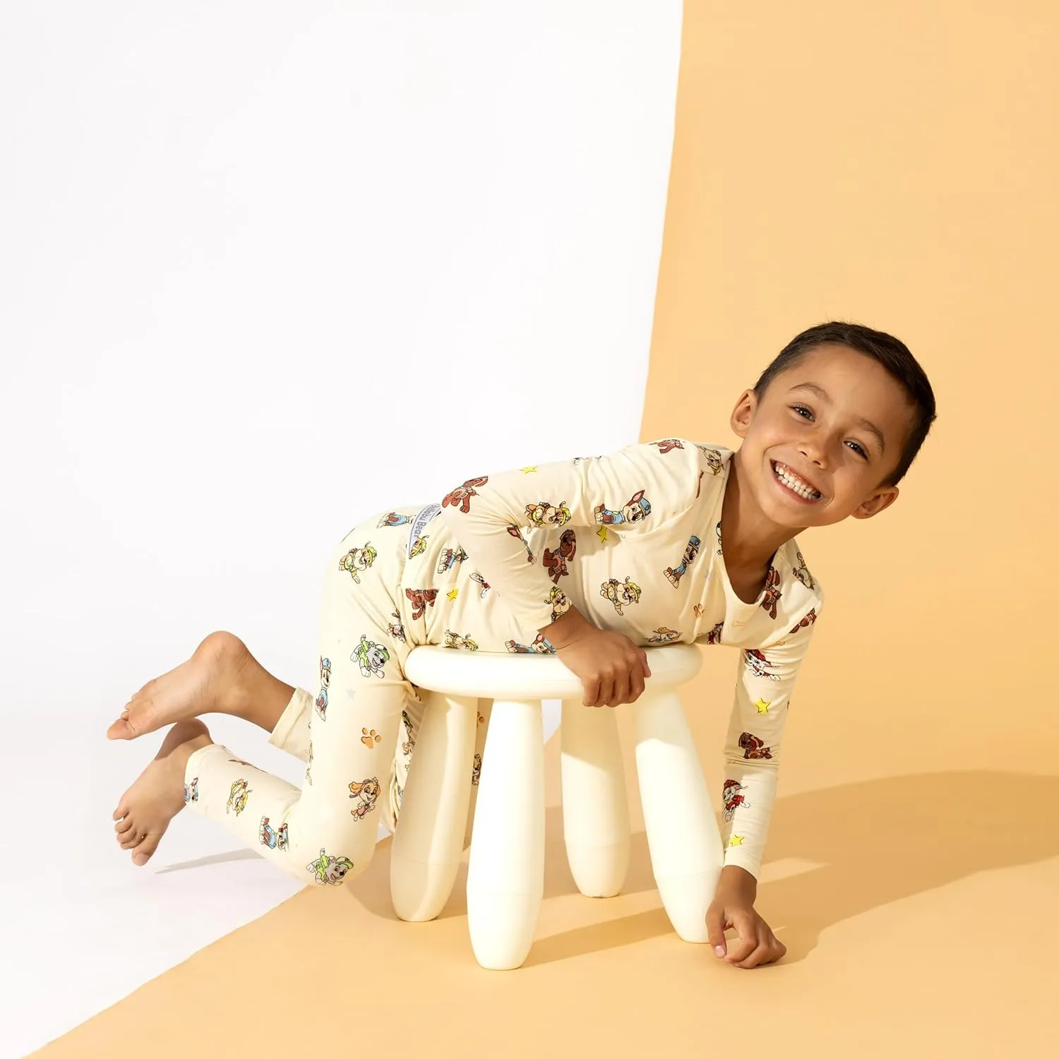 Bellabu Bear Paw Patrol Rayon from Bamboo Two-Piece Pajamas for Boys & Girls