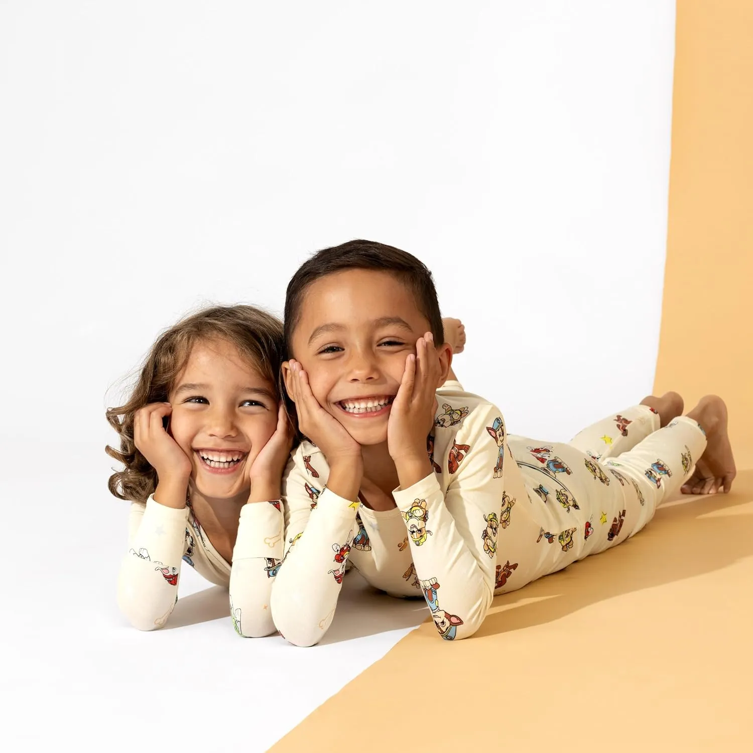 Bellabu Bear Paw Patrol Rayon from Bamboo Two-Piece Pajamas for Boys & Girls