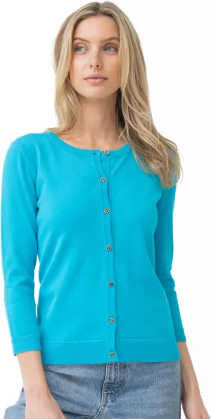 Cable & Gauge Novelty Button Cardigan