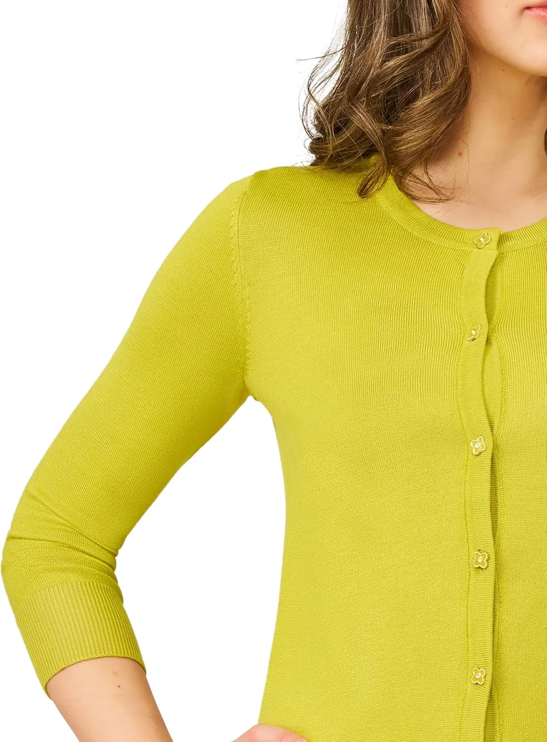 Cable & Gauge Novelty Button Cardigan
