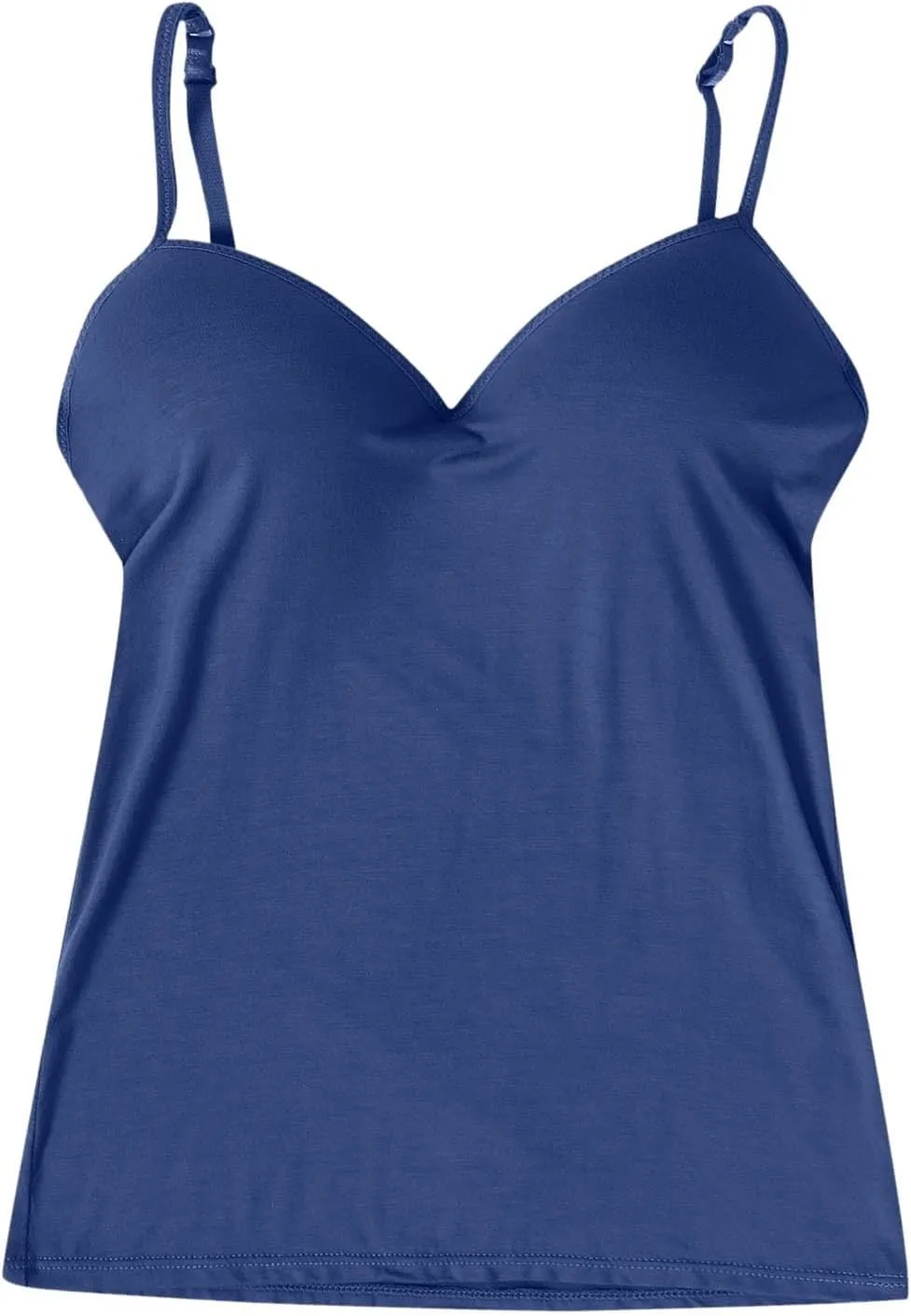 Camisole Tops for Women Cotton Adjustable Strap Stretch Tank Tops Built in Shelf Bra Workout Yoga Shirt