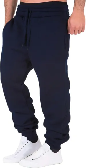 Cargo Pants for Men Relaxed Fit Sweatpants for Men Pants Casual Rope Loose Heavyweight Loose Sports Trousers Pockets