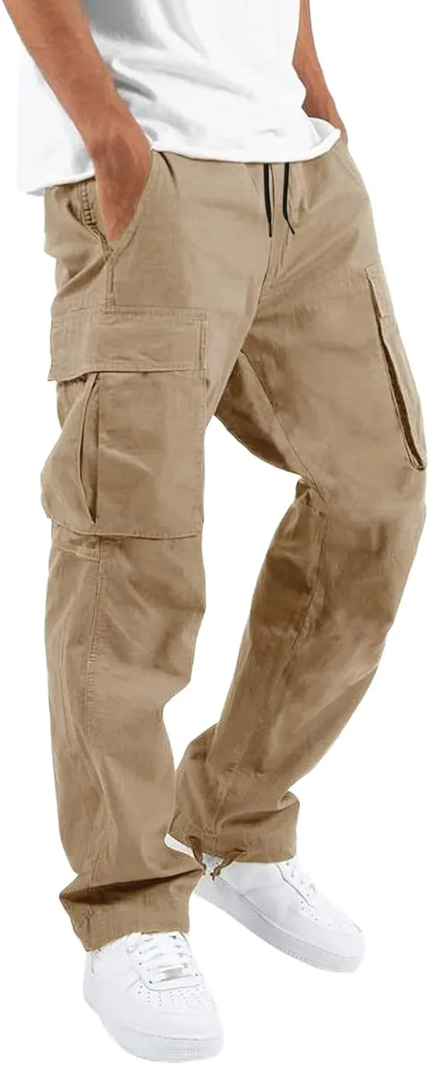 Cargo Pants for Men Relaxed Fit Work Hiking Ripstop Pants Cargo Pants for Men Work Casual Performance Series Comfort