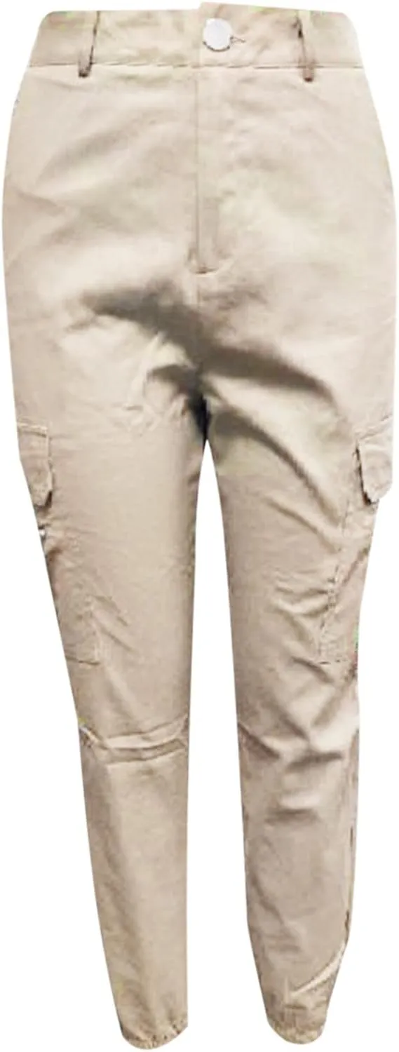 Cargo Pants Women Joggers Stretch Skinny Pants High Waisted Hiking Pants Tactical Pants Military Combat Cargo Pants