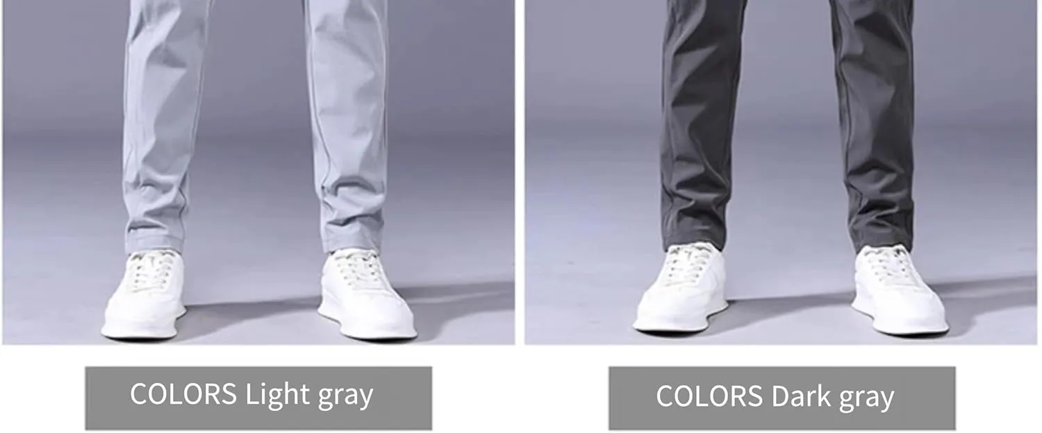 Casual Pants Men's Trend Straight Pants ice Silk Pants Small Leg Pants Trousers Men's Spring and Autumn Pants