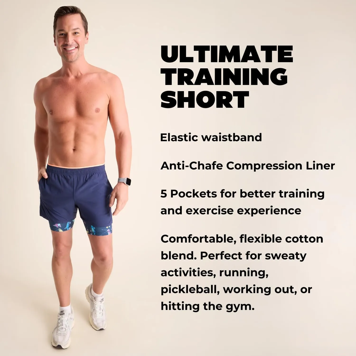 Chubbies Ultimate Performance Shorts Anti-Chafe Compression Liner, Elastic Waistband, 5 Pocket Gym Shorts