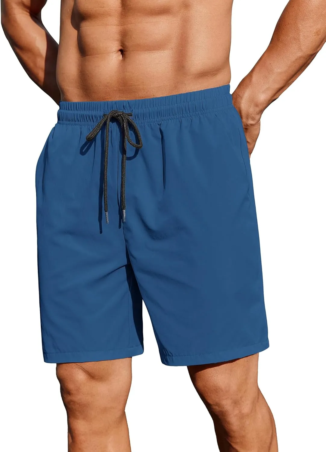 COOFANDY Men's 2 Pack Gym Workout Shorts 7 Inch Athletic Shorts Quick Dry Running Shorts with Pockets