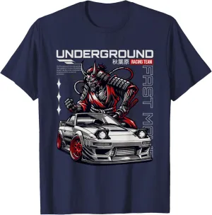Cool Retro Vintage Japanese JDM Tokyo Japan Drift Race Car T-Shirt