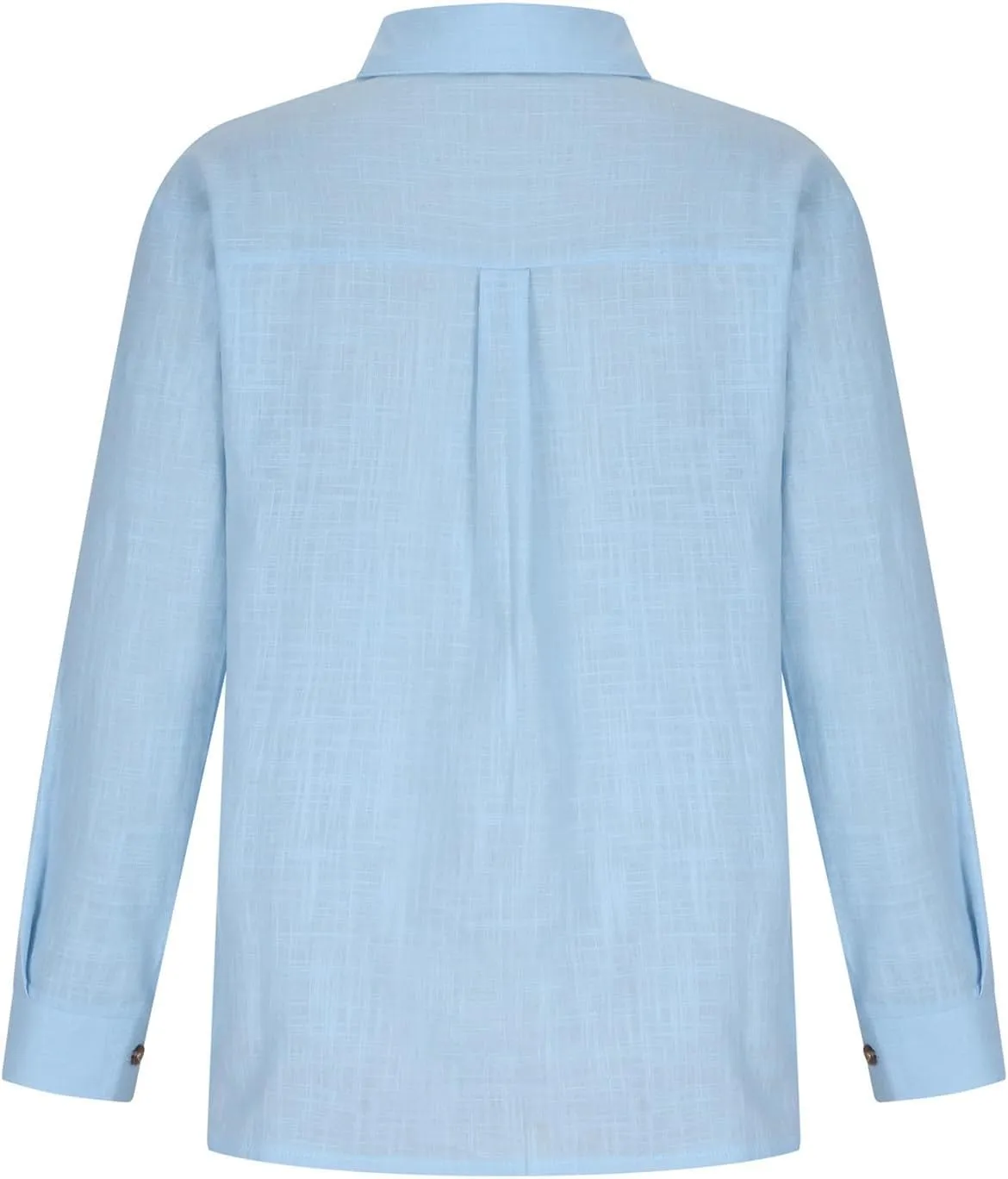 Cotton Linen Shirts for Women 2025 Spring Casual Long Sleeve Tops Button Down Lapel Blouses Summer Loose Work Tshirt