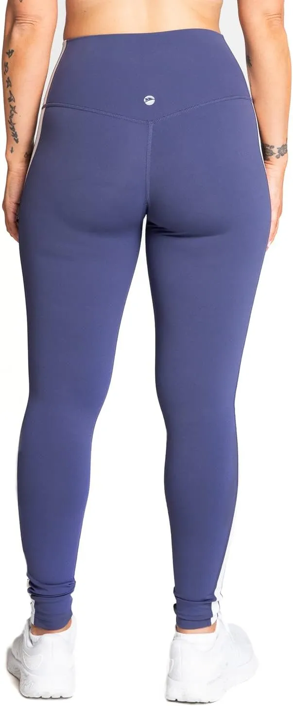 Delfin Women's Power High-Waist Leggings with Stripes