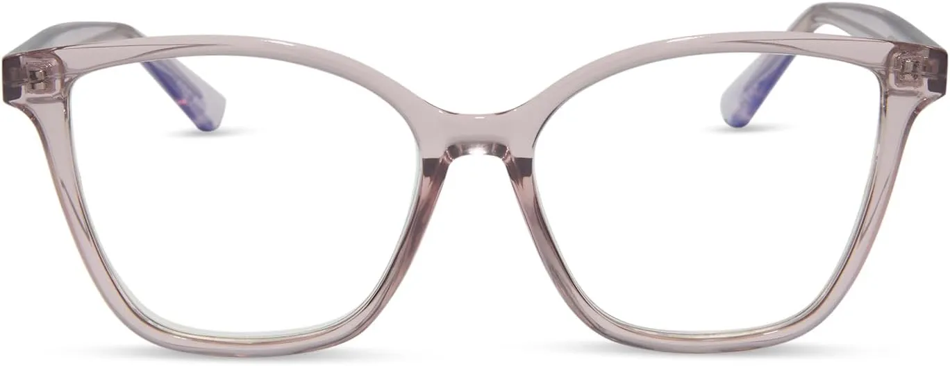 DIFF Reading glasses Leah blue light blocking, Lightweight Oversized Readers for Women