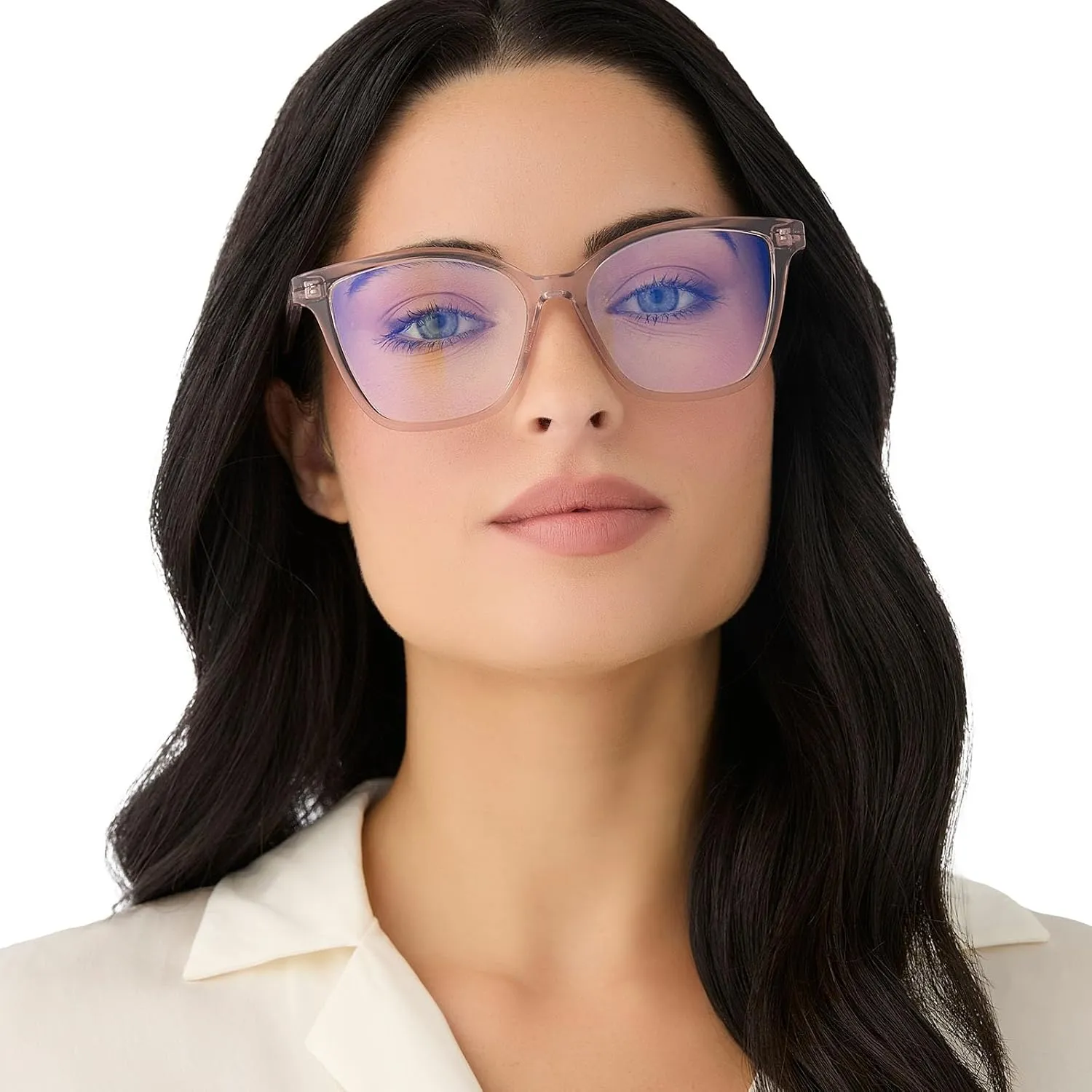 DIFF Reading glasses Leah blue light blocking, Lightweight Oversized Readers for Women