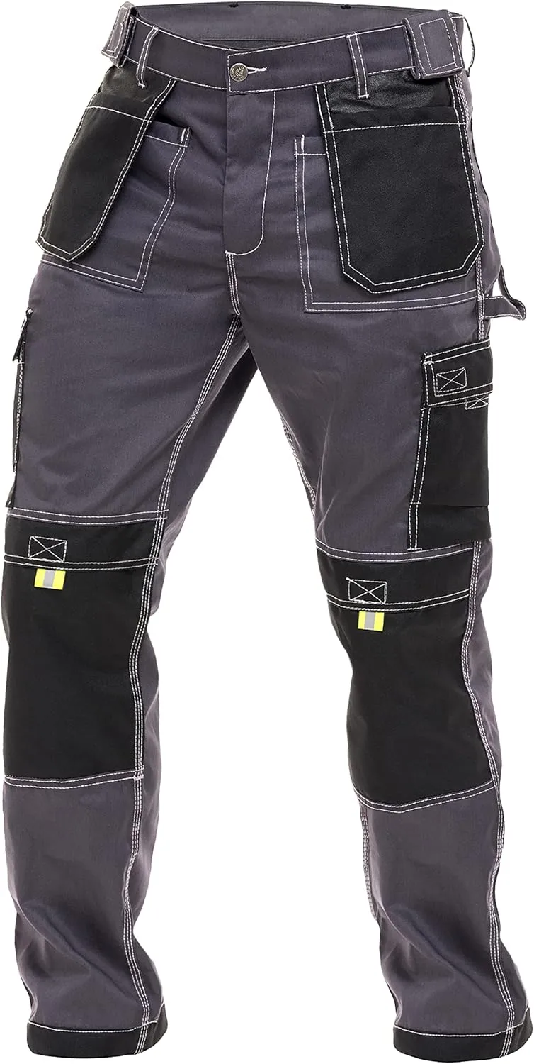 FASHIO FF Construction Pants for Men Cargo Tactical Work Pants with Knee Pad Pockets