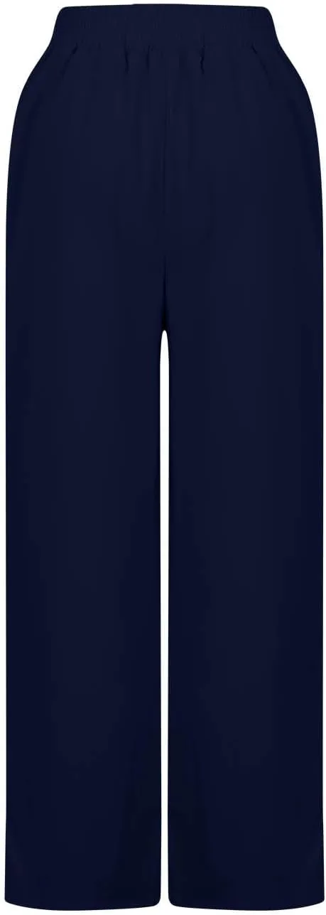 Flowy Pants for Women Flowy Beach Pants Linen Palazzo Pants Summer Elastic Pants Workout Soft Pants Long Trousers