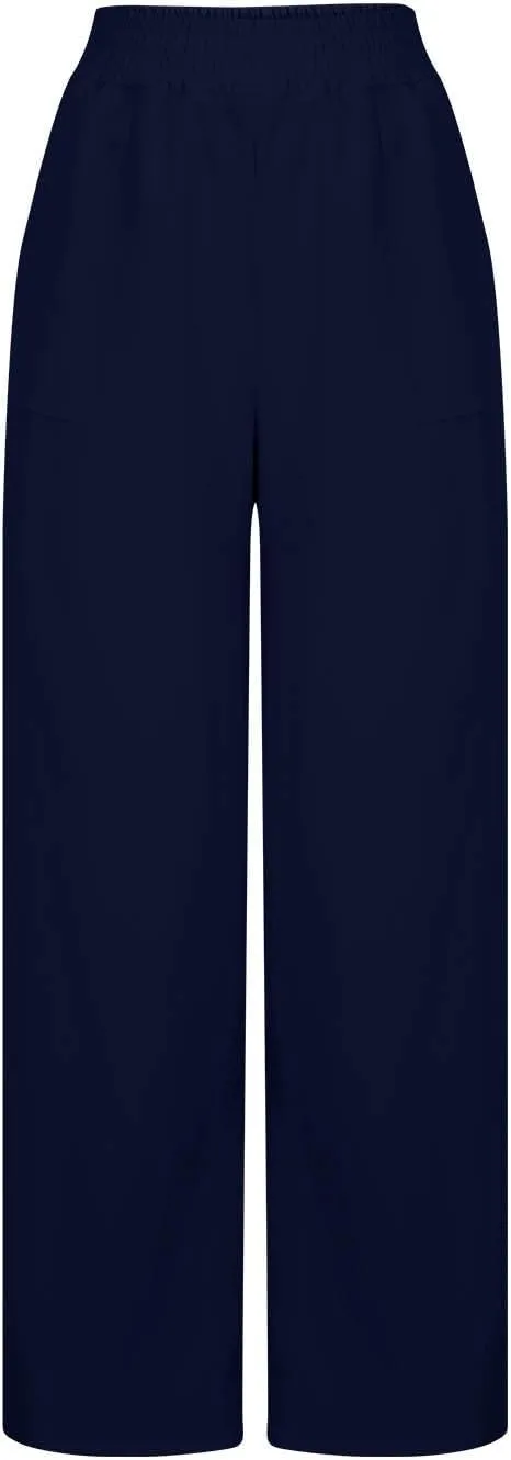 Flowy Pants for Women Flowy Beach Pants Linen Palazzo Pants Summer Elastic Pants Workout Soft Pants Long Trousers