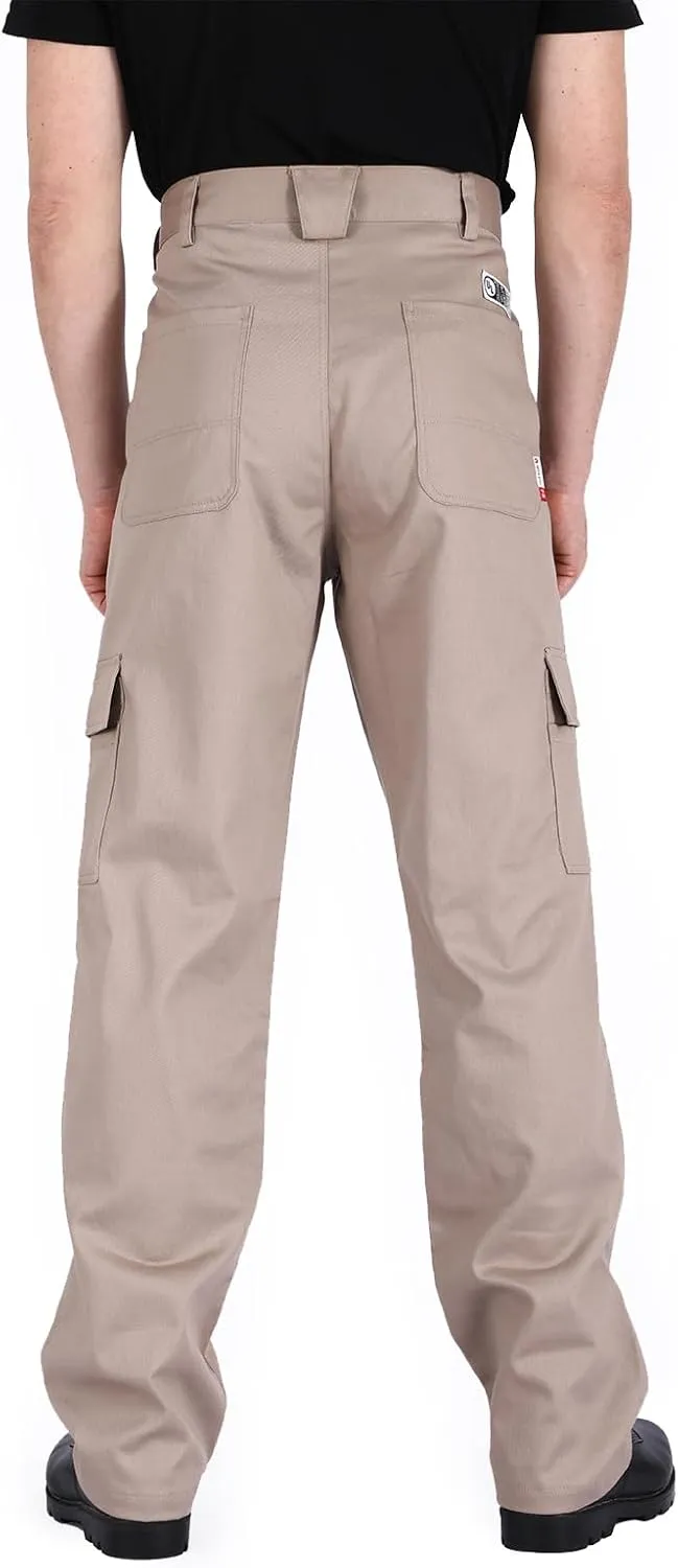 FR Pants for Men Cargo Pants for Men Welding Pants Flame Resistant Pants 7oz Multi-Pockets FR Pants
