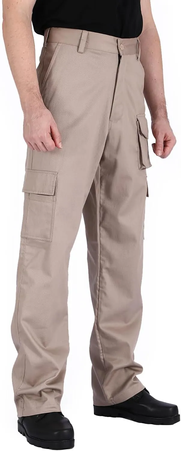 FR Pants for Men Cargo Pants for Men Welding Pants Flame Resistant Pants 7oz Multi-Pockets FR Pants