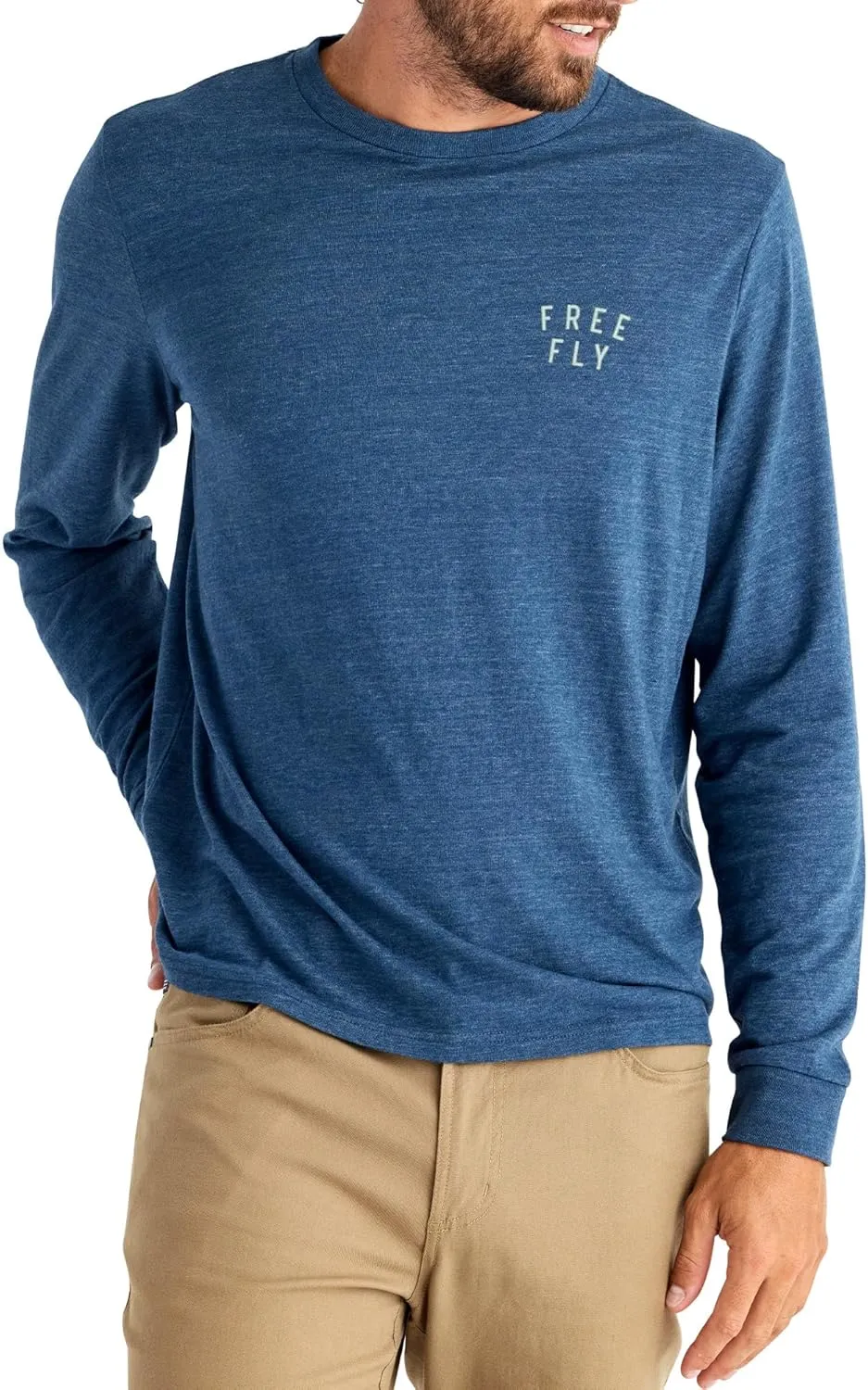 Free Fly Blitz Long Sleeve Fishing Shirt for Men - Ultra-Soft Performance Shirts for Men - Sailing Tees