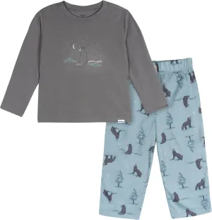 Gerber Baby Boys' 2-Piece Pajama Set (Flame Resistant Long-Sleeve Top   Bottom)