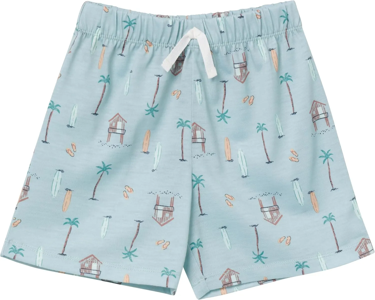 Gerber Baby Boys' 2-Piece Pajama Set Sleeve Top & Fleece Shorts