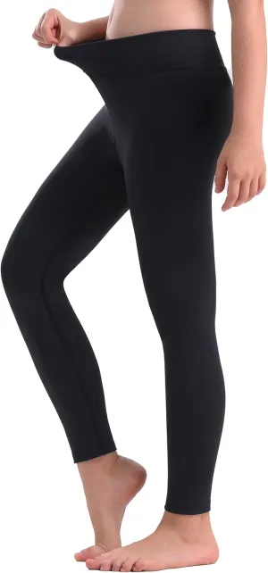 Girls Athletic Leggings Kids Yoga Pants High Waisted Active Dance Running Workout Leggings