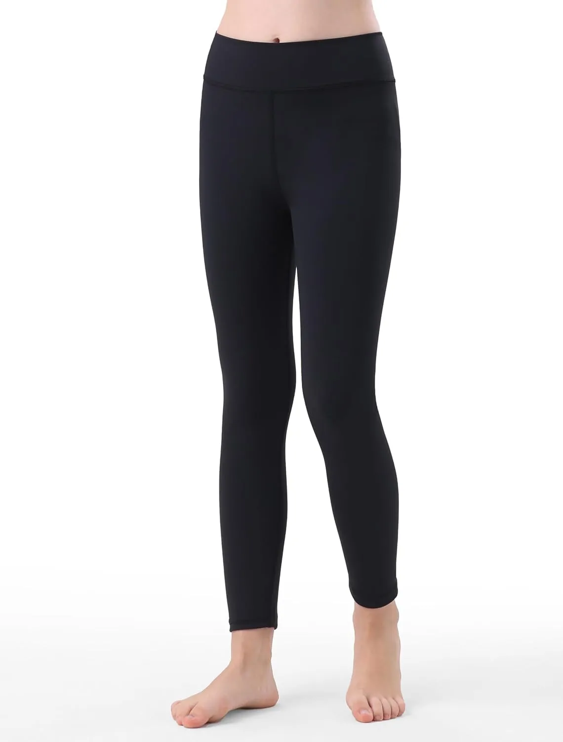 Girls Athletic Leggings Kids Yoga Pants High Waisted Active Dance Running Workout Leggings