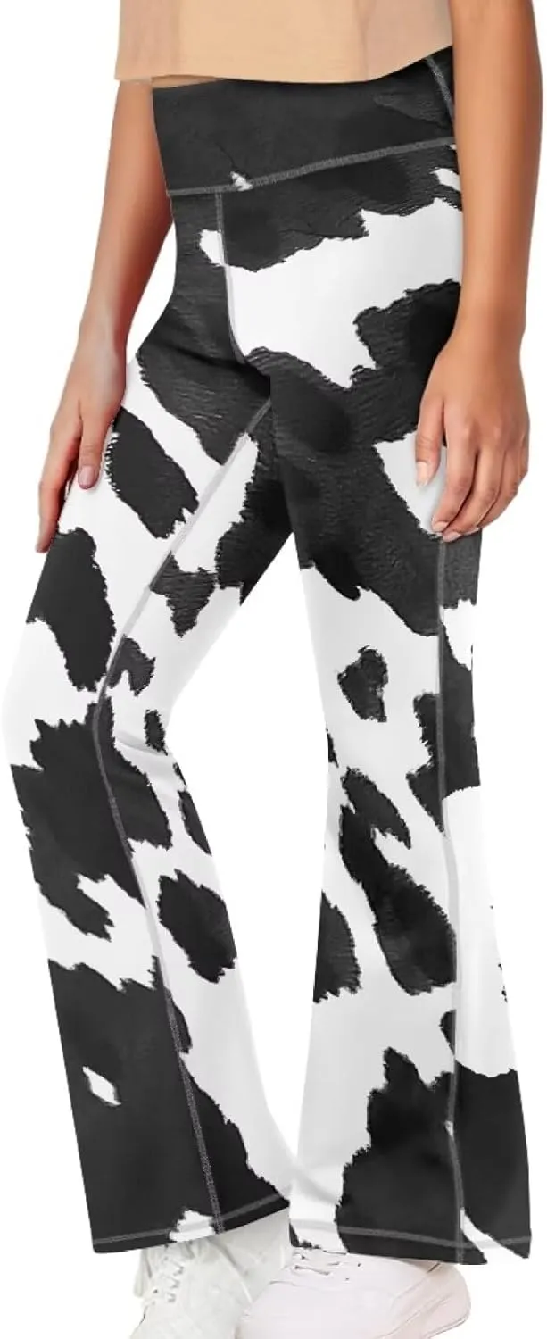 Girls Yoga Pants Size 5-14 Cute Flare Leggings for Girls Bell Bottoms