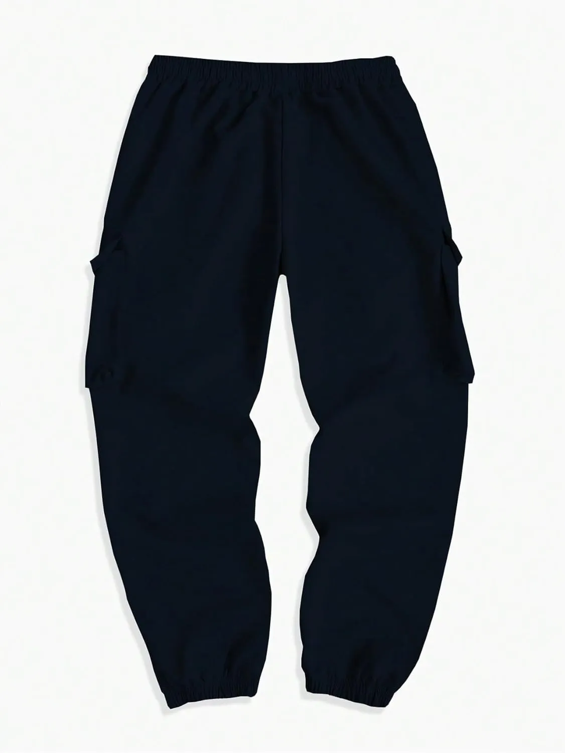 GORGLITTER Men's Japanese Pants Graphic Cargo Joggers Pants Stacked Sweatpants Y2K Streetwear
