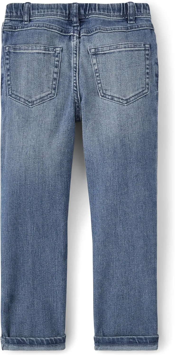 Gymboree Boys' and Toddler Pull on Denim Jeans