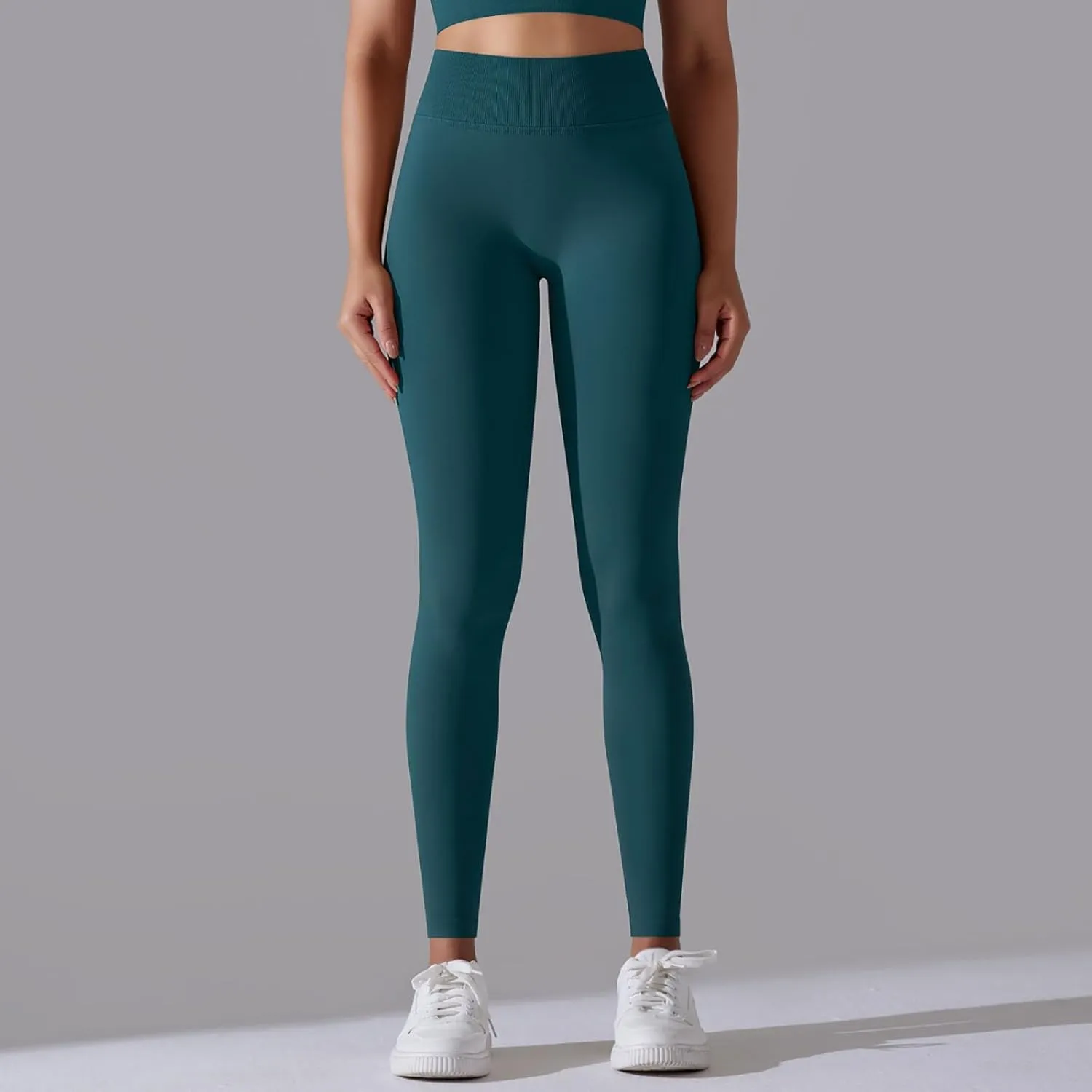 High Waisted Leggings for Women Smooth Soft Yoga Pants Stretchy Tummy Butt Lifting Tights Fashion Thermal Sweatpants