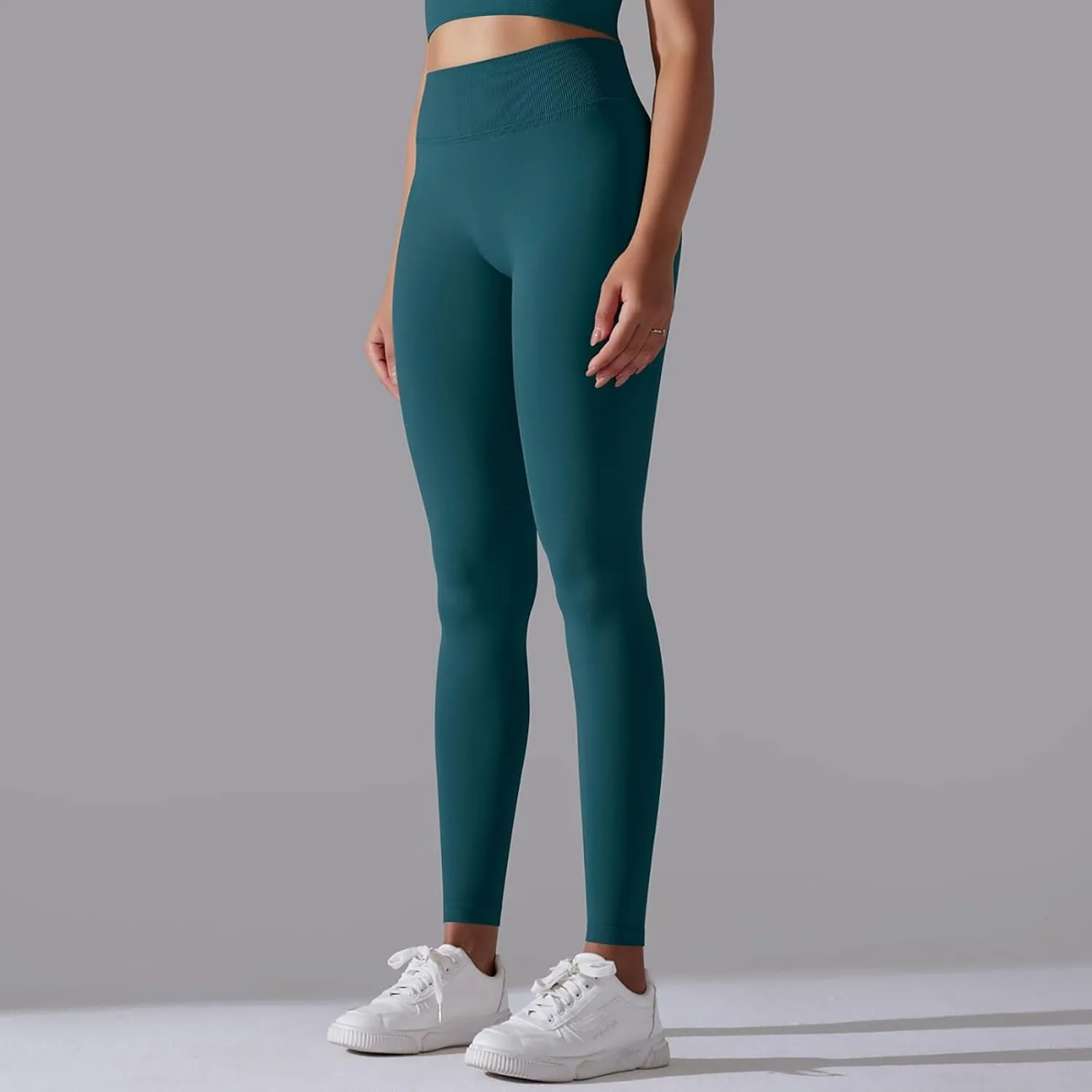 High Waisted Leggings for Women Smooth Soft Yoga Pants Stretchy Tummy Butt Lifting Tights Fashion Thermal Sweatpants