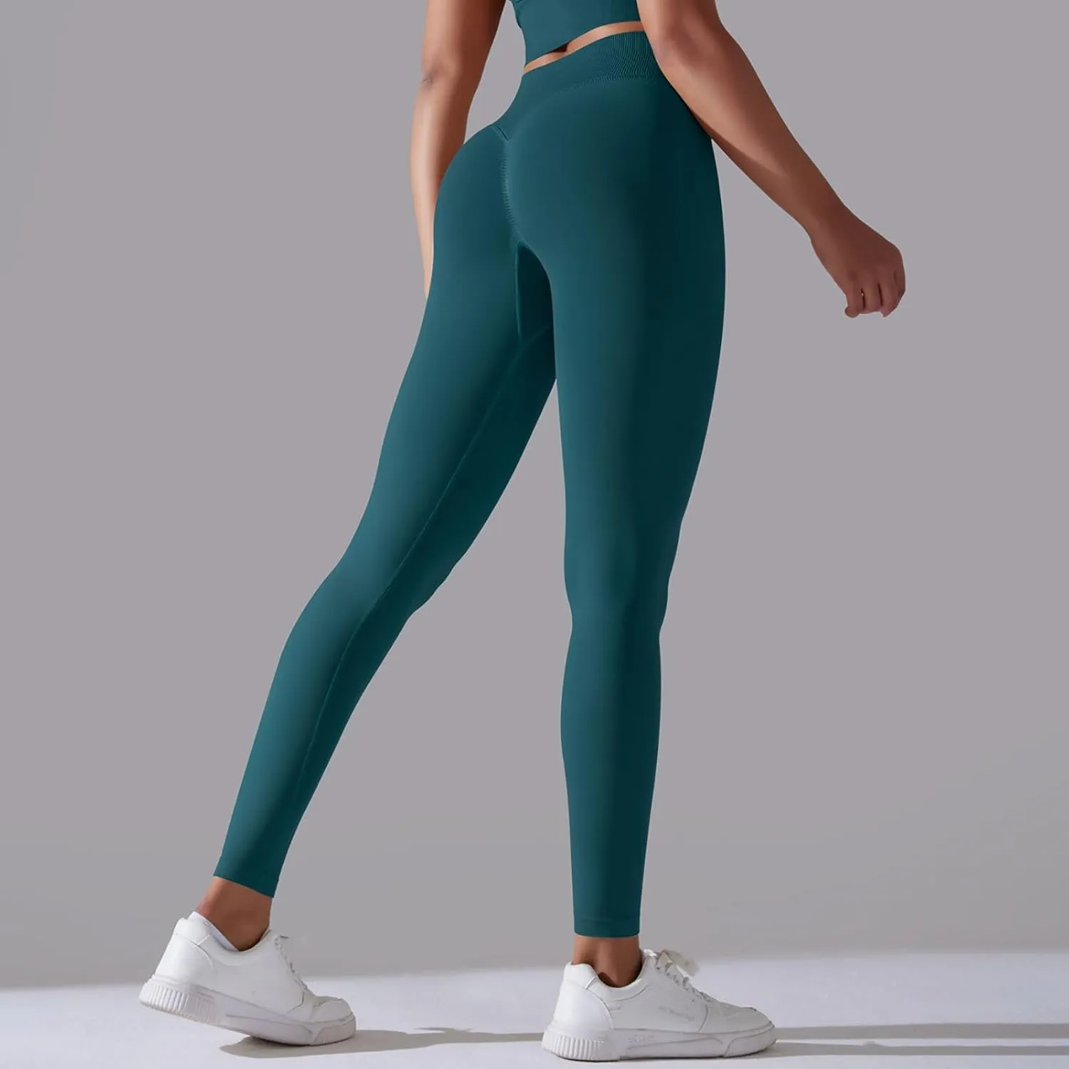 High Waisted Leggings for Women Smooth Soft Yoga Pants Stretchy Tummy Butt Lifting Tights Fashion Thermal Sweatpants