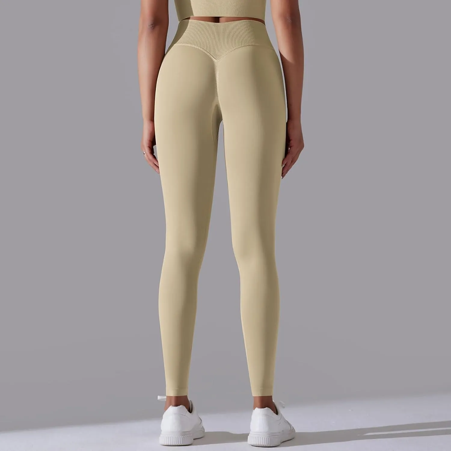 High Waisted Leggings for Women Smooth Soft Yoga Pants Stretchy Tummy Butt Lifting Tights Fashion Thermal Sweatpants
