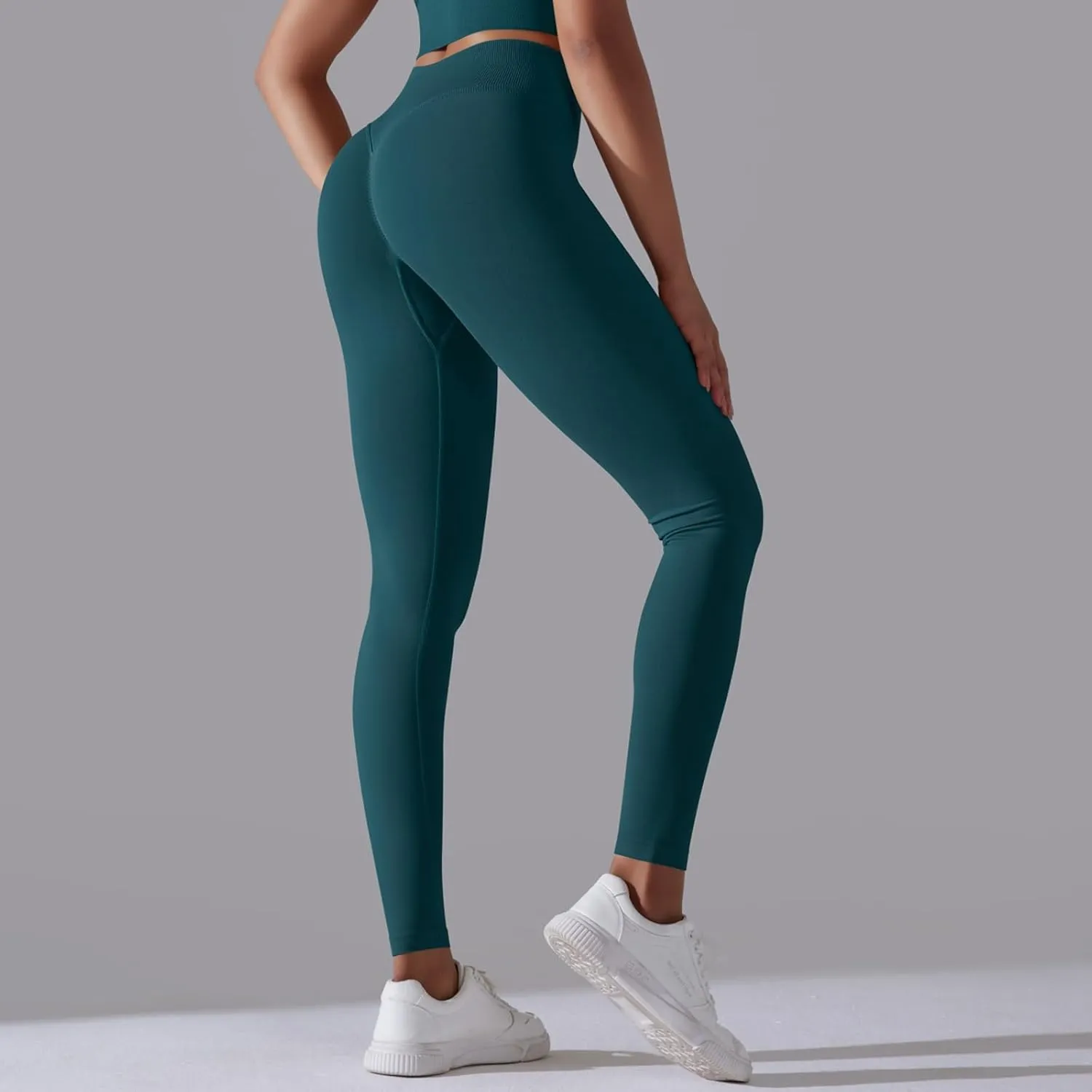 High Waisted Leggings for Women Smooth Soft Yoga Pants Stretchy Tummy Butt Lifting Tights Fashion Thermal Sweatpants