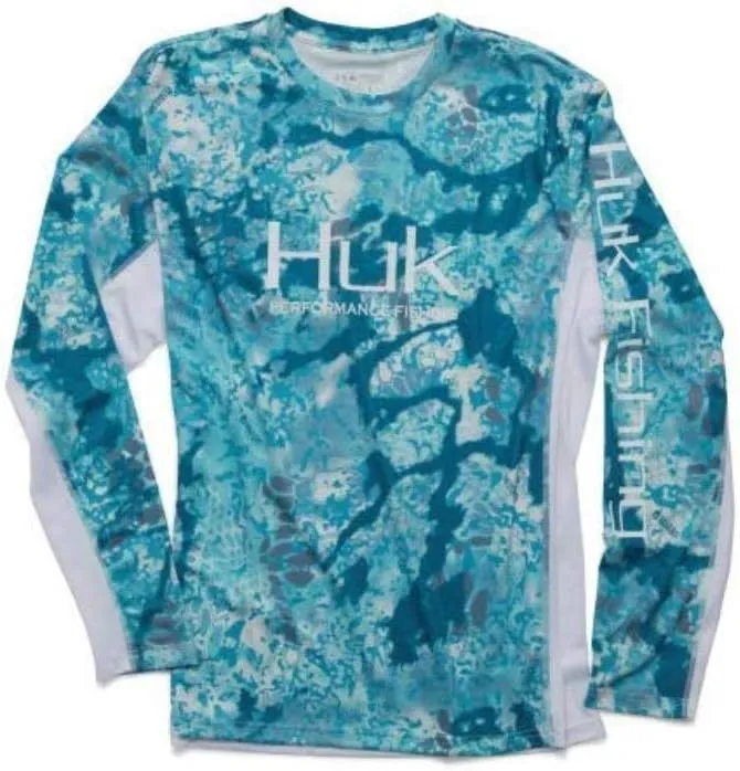 HUK Men's Icon X Camo Long Sleeve Performance Fishing Shirt