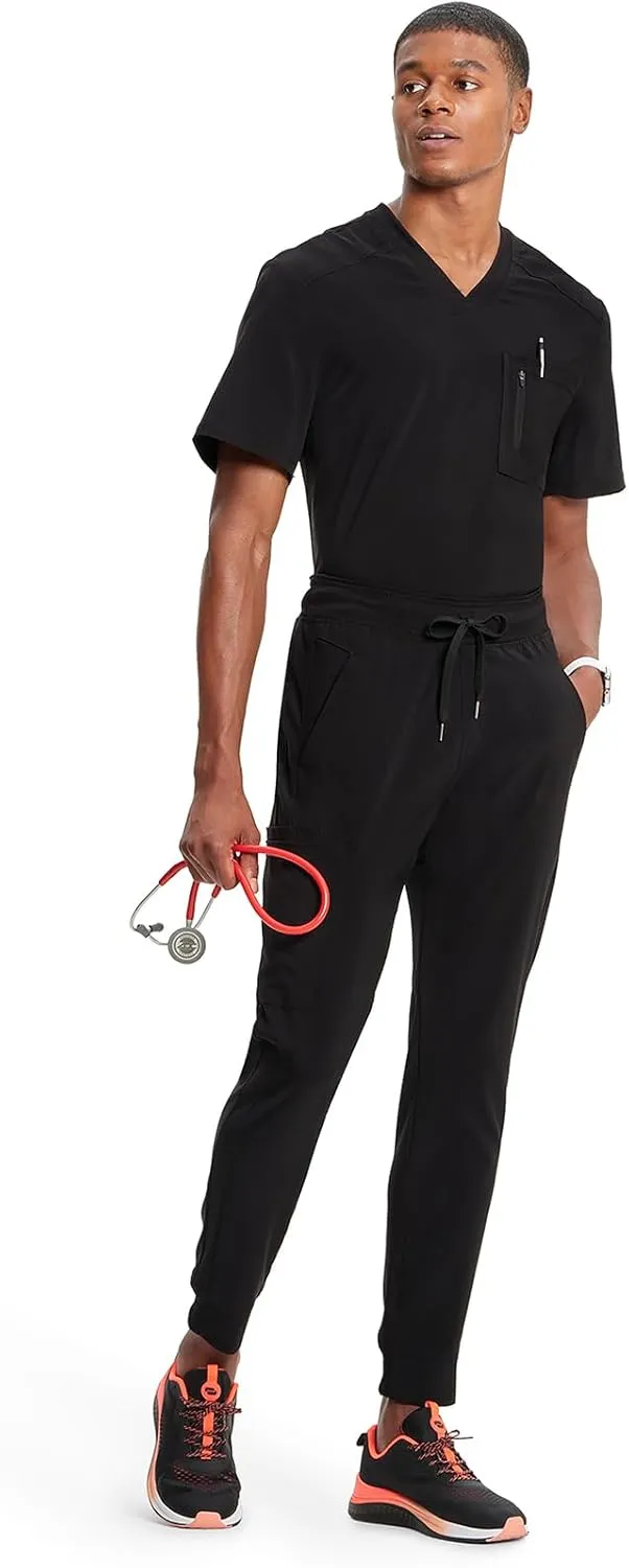 Infinity Cherokee Men's Jogger Pants with Drawstring Waist Mid Rise 5 Pockets Bottoms CK004A