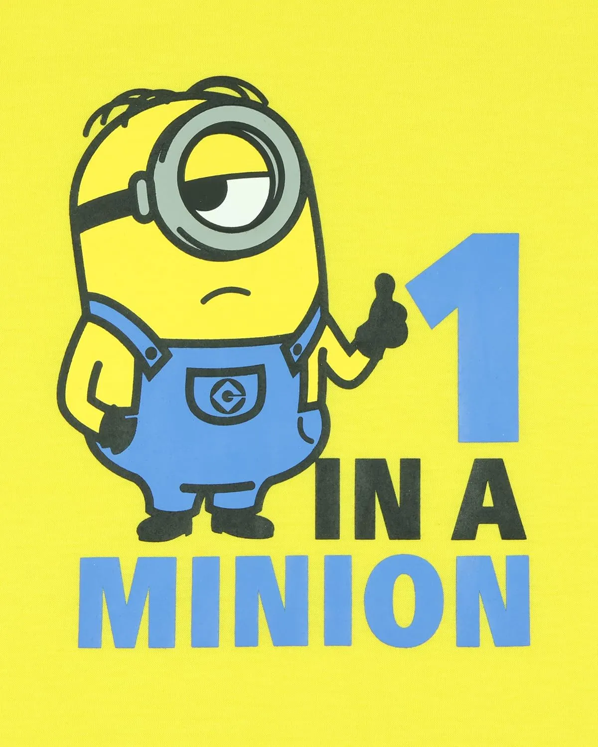 INTIMO Minions Boys' Pajamas One In A Minion Sleep Shirt and Pant 2 Piece Sleep Set