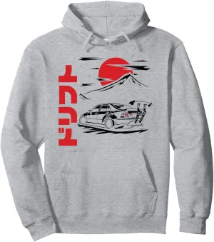 JDM Tokyo Japan Drift Race Car Tuning Retro Vintage Graphic Pullover Hoodie