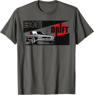 JDM Tokyo Japan Drift Race Car Tuning Retro Vintage Graphic T-Shirt